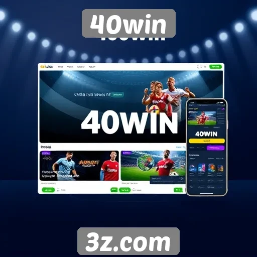 Evolução do design e usabilidade do site 40win